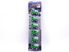 Pull Back Sanitation Truck(6in1) toys