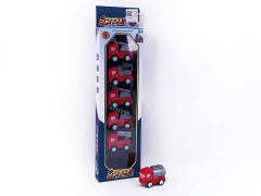 Pull Back Fire Engine(6in1) toys