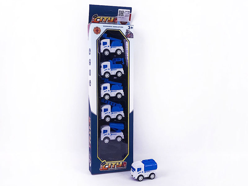 Pull Back Rescue Car(6in1) toys