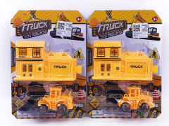 Pull Back Construction Car Set(4S)