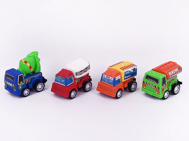 Pull Back Construction Truck(4in1) toys