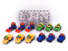 Pull Back Farmer Car(12in1) toys