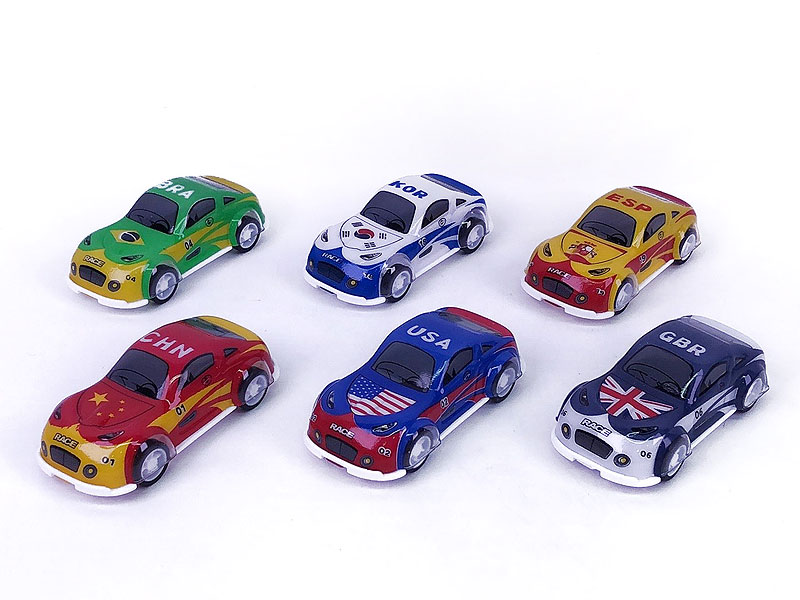 Pull Back Car(6in1) toys