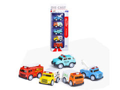 Die Cast Car Pull Back(5in1) toys