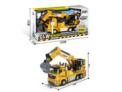 1:40 Die Cast Construction Truck Pull Back W/L_M