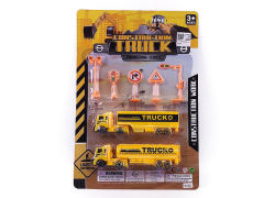 Pull Back Container & Tank Truck Set(2in1)