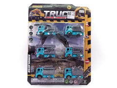 Pull Back Construction Truck(6in1) toys