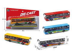 Die Cast Bus Pull Back(4C) toys