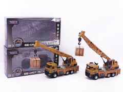 1:28 Die Cast Construction Truck Pull Back W/L_M(2S)