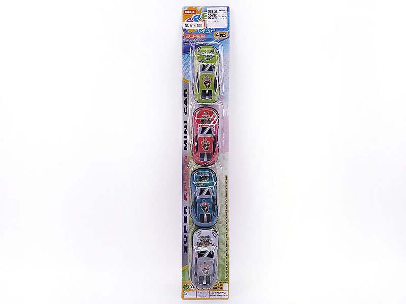 Die Cast Car Pull Back(4in1) toys