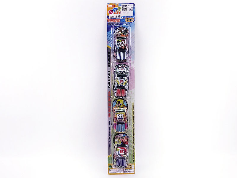 Die Cast Car Pull Back(4in1) toys