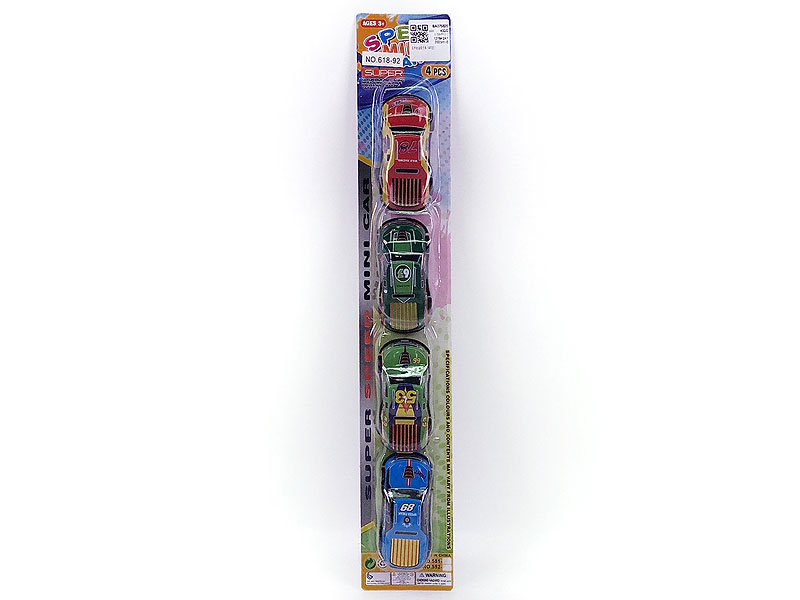 Die Cast Car Pull Back(4in1) toys