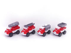 Pull Back Fire Engine(4in1) toys