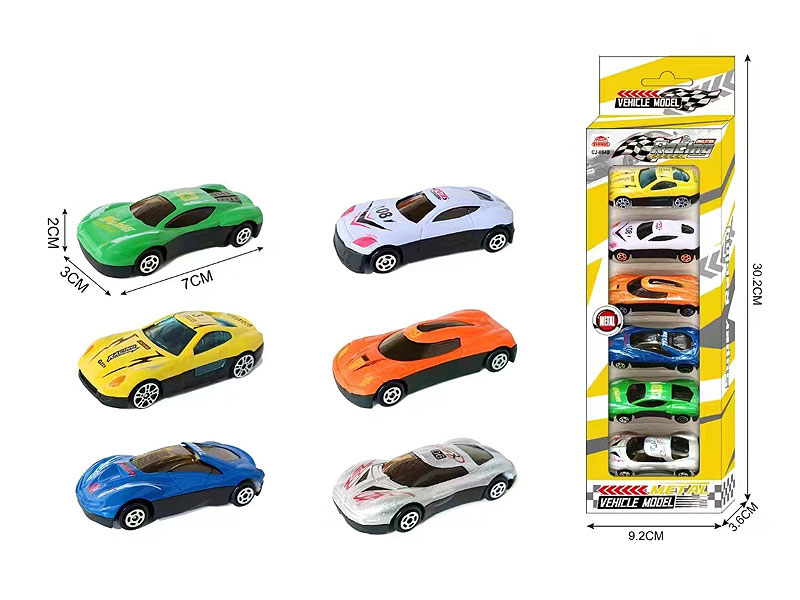 Die Cast Car Pull Back(6in1) toys