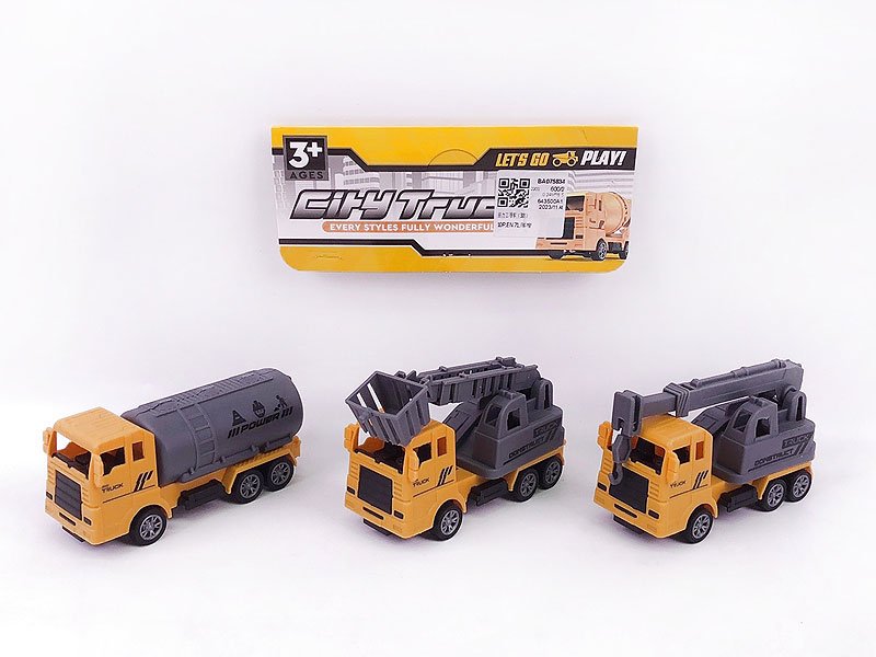 Pull Back Construction Truck(3S) toys