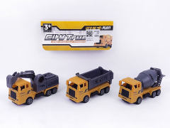 Pull Back Construction Truck(3in1) toys