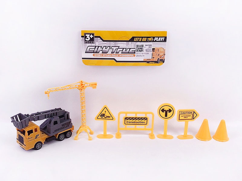 Pull Back Construction Truck Set toys