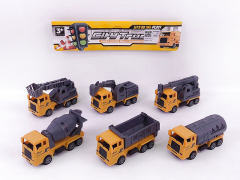 Pull Back Construction Truck(6in1) toys