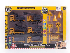 Pull Back Construction Truck Set(6in1) toys