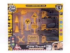 Pull Back Construction Truck Set(3in1) toys