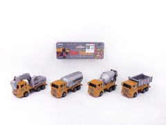 Pull Back Construction Truck(4in1) toys