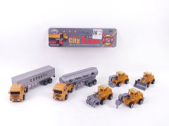 Pull Back Construction Truck(6in1) toys