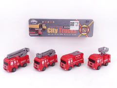 Pull Back Fire Engine(4in1) toys