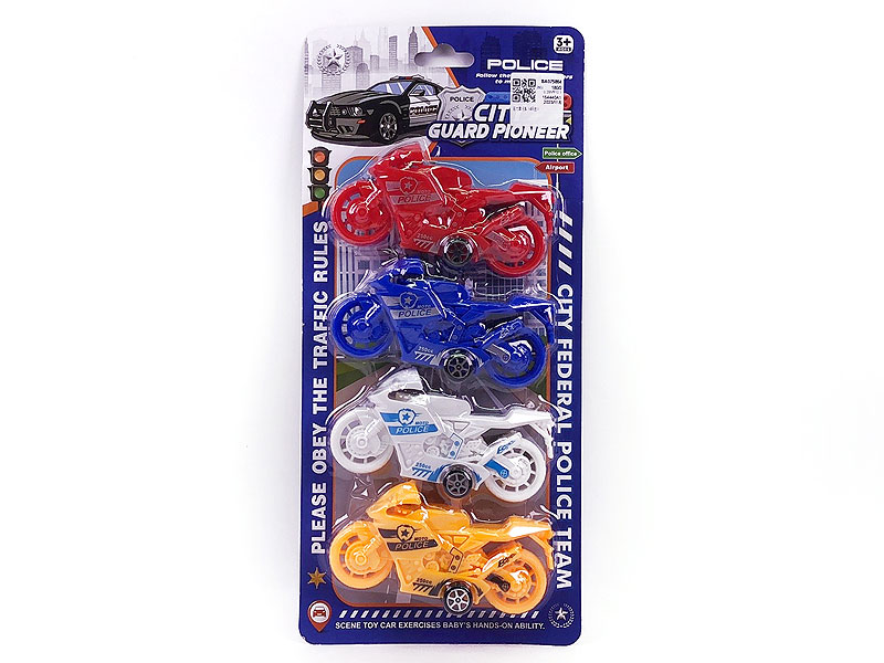 Pull Back Motorcycle(4in1) toys