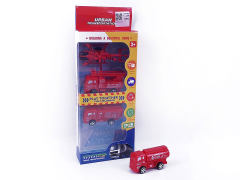 Pull Back Fire Engine(4in1) toys