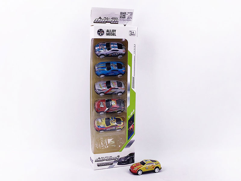 Pull Back Car(6in1) toys