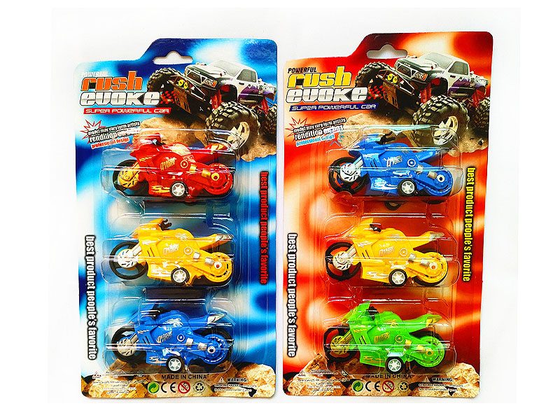 Pull Back Motorcycle(3in1) toys