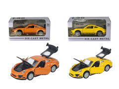1:36 Die Cast Spors Car Pull Back(2C) toys