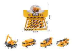 1:60 Die Cast Construction Truck Pull Back(12in1) toys