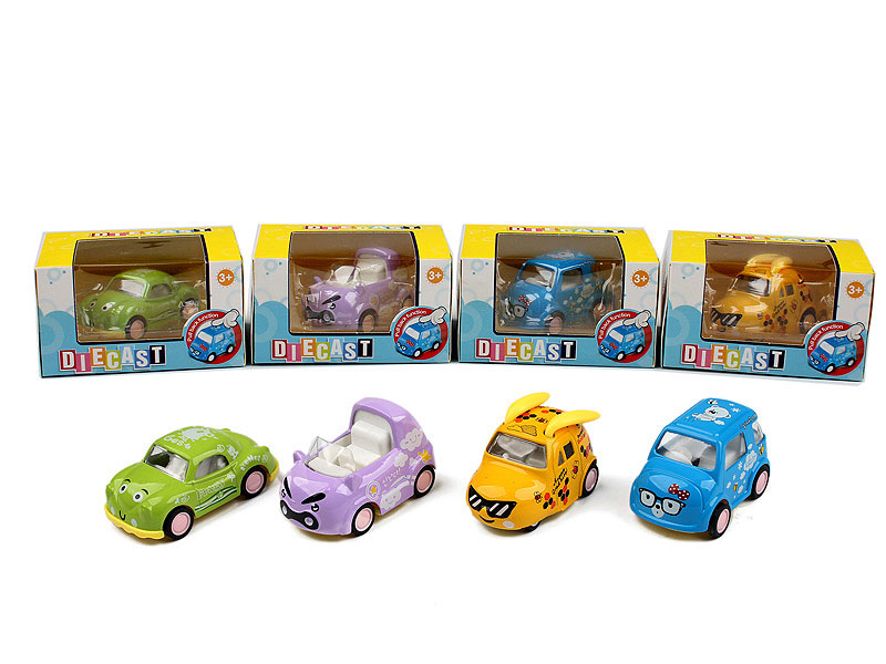 Die Cast Car Pull Back(4S) toys