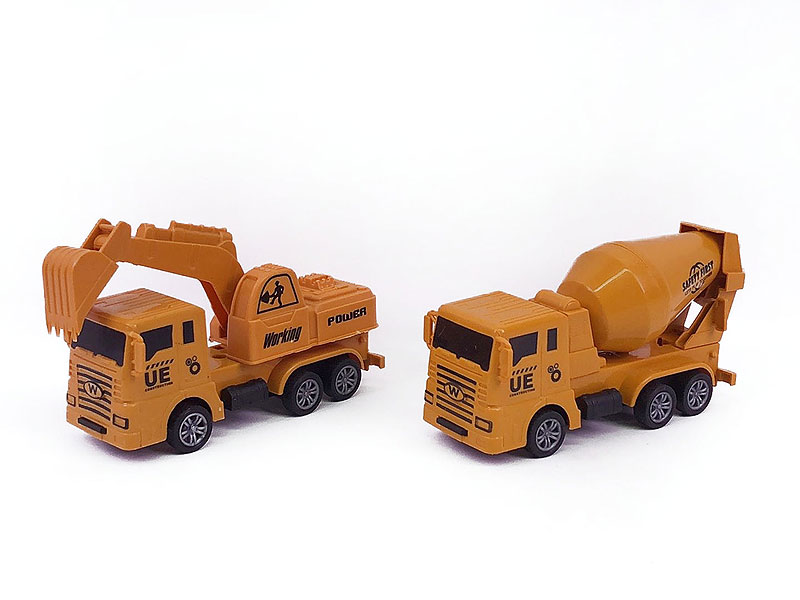 Pull Back Construction Truck(4S) toys