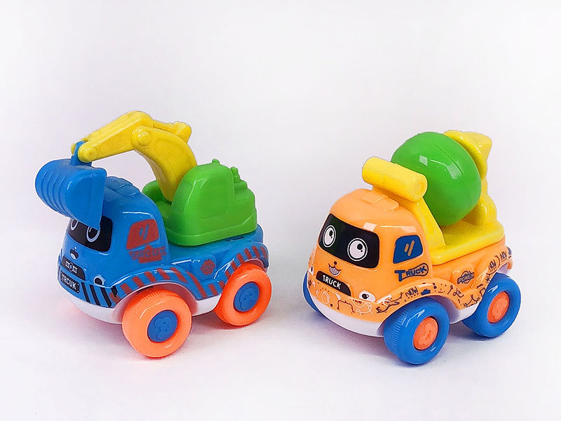 Pull Back Construction Truck(4S4C) toys