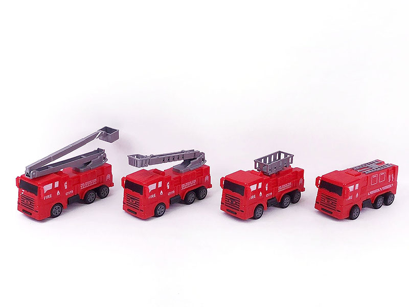 Pull Back Fire Engine(4in1) toys