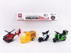 Pull Back Car(4in1) toys