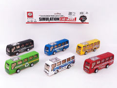 Pull Back Bus(6in1) toys