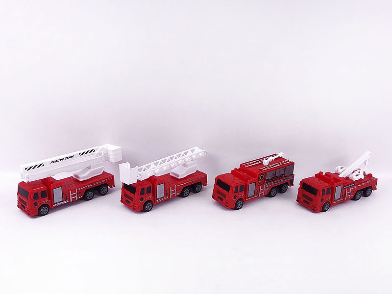 Pull Back Fire Engine(4in1) toys