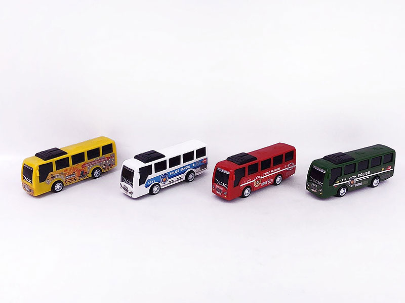 Pull Back Bus(4in1) toys