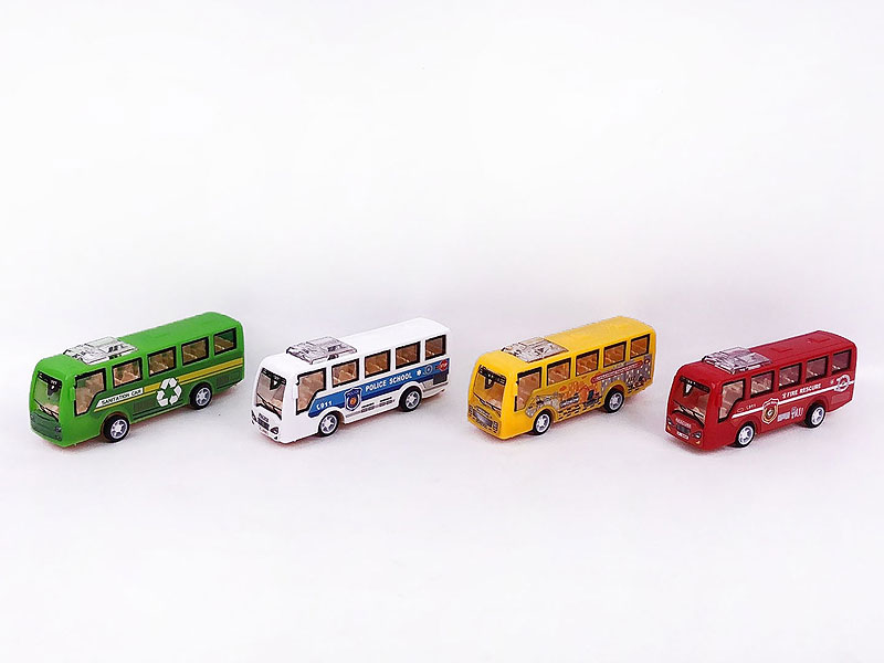 Pull Back Bus(4in1) toys