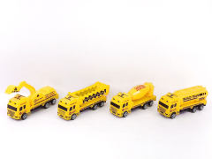 Pull Back Construction Truck(4in1) toys