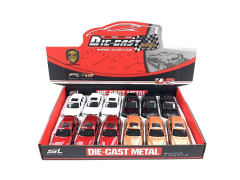 1:32 Die Cast Car Set Pull Back(12in1） toys