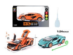 1:24 Die Cast Car Pull Back W/L_S(2C)