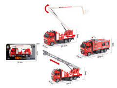 1:24 Die Cast Fire Engine Pull Back(3S) toys