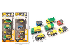 Pull Back Construction Truck & Free Wheel Construction Truck(4in1)