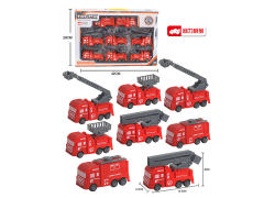 Pull Back Fire Engine(8in1) toys