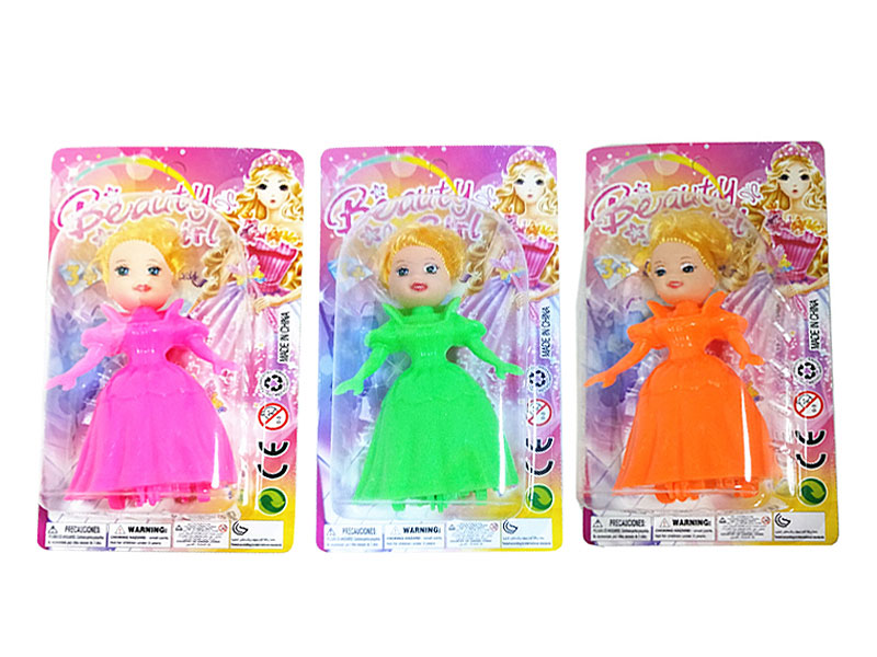 Pull Back Doll(3C) toys