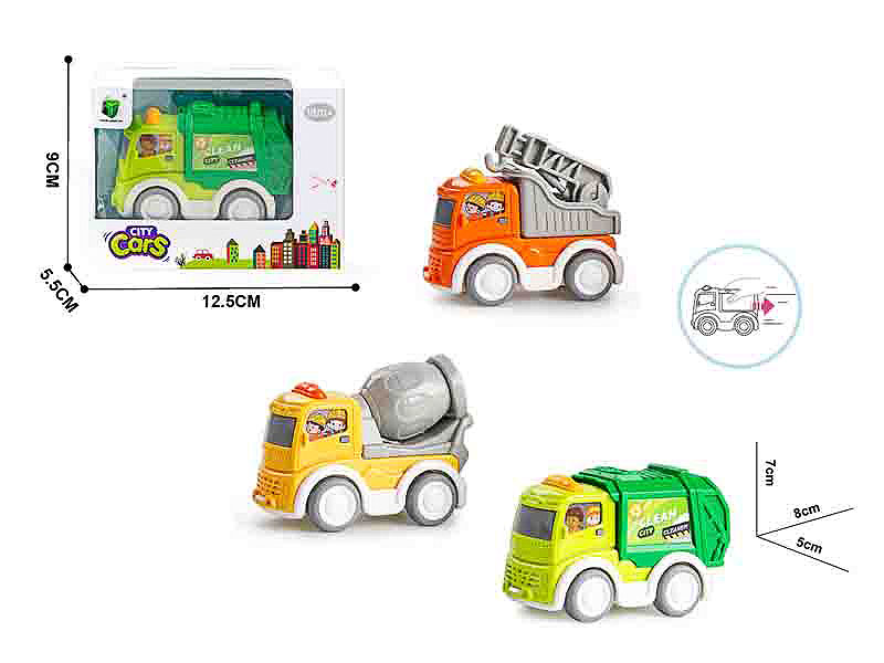 Pull Back Construction Truck(3S) toys